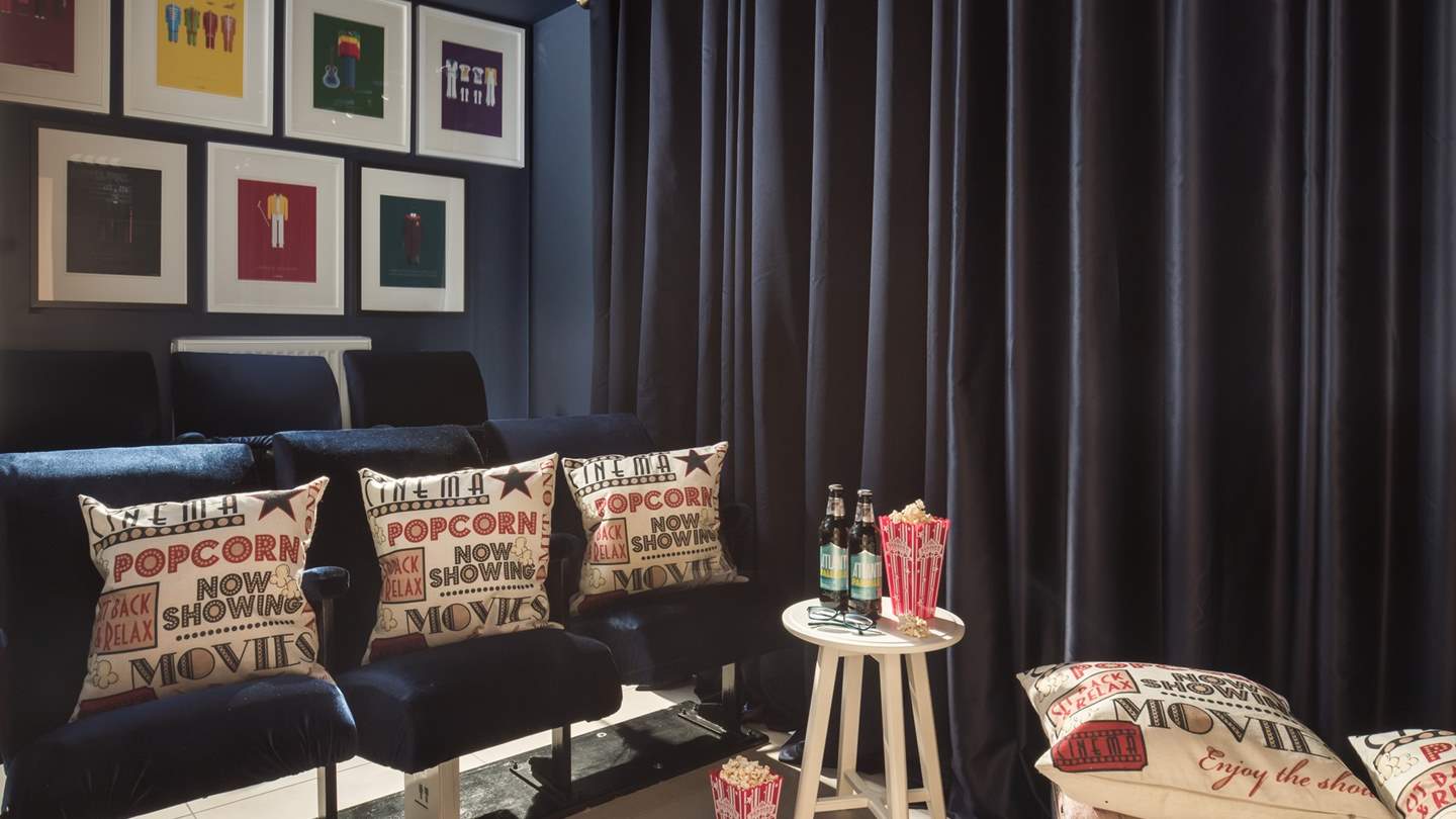 Draw the drapes and choose your entertainment, an X-Box for the gamers amongst you or just kick back and play a movie on the 55