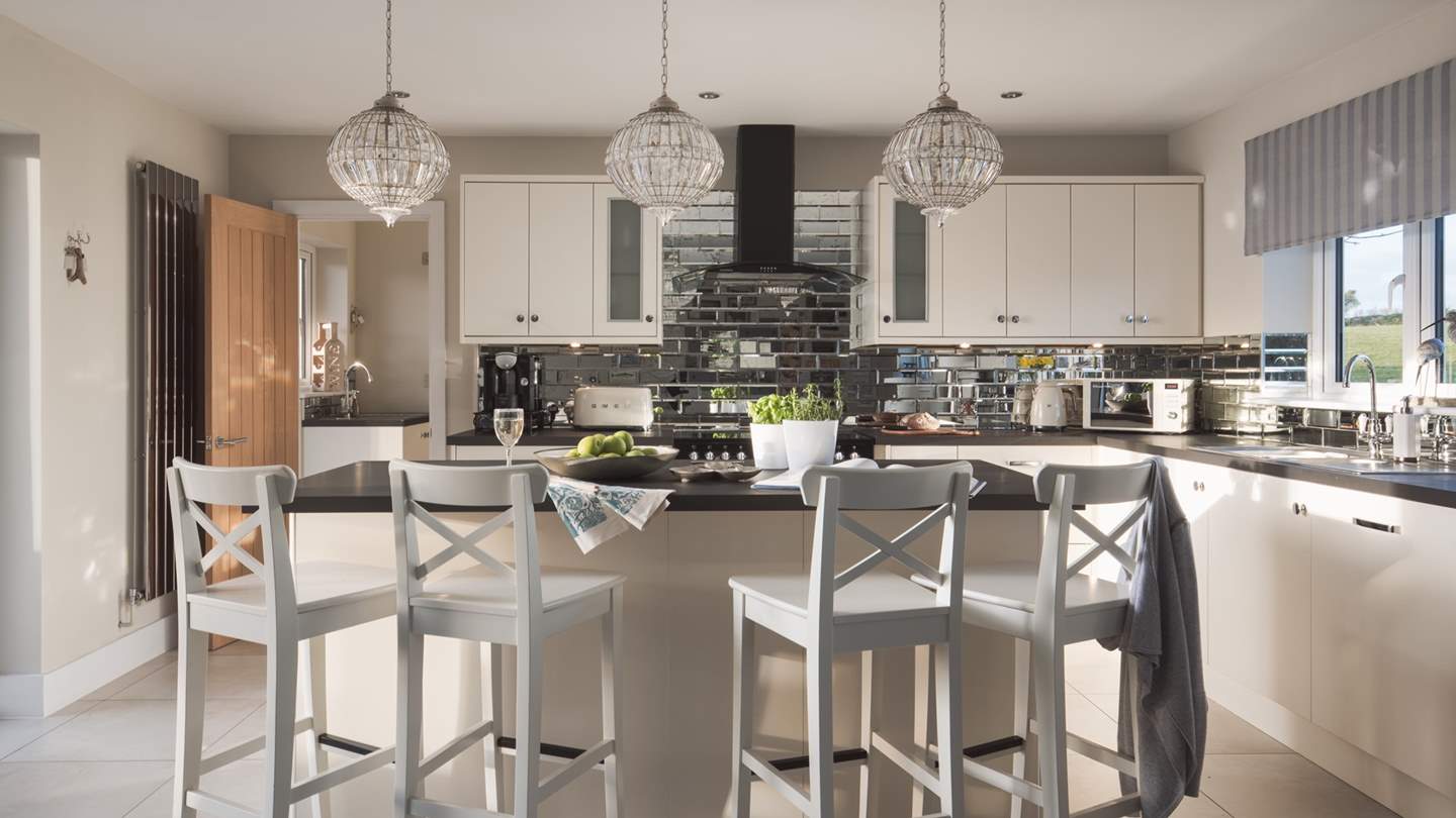 Designed for socialising, Treetop Cottage has an incredible kitchen