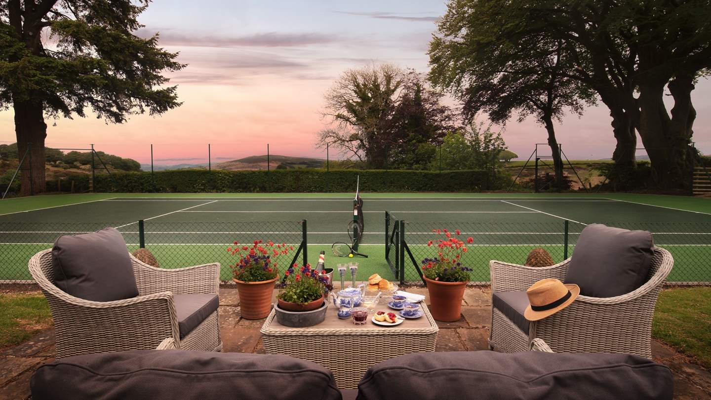 Cream tea and tennis - could it get any more quintessentially British? 