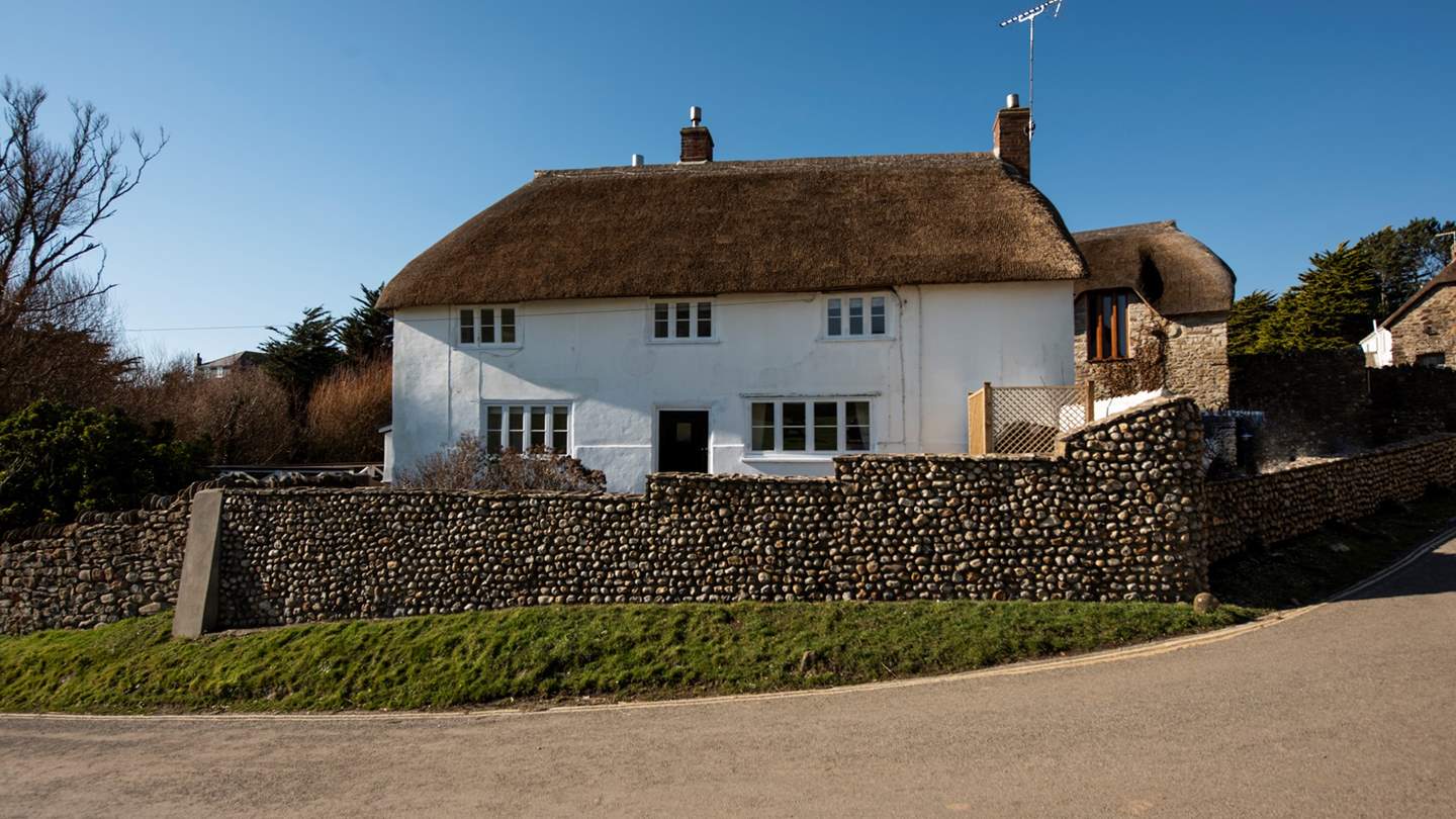 Gorgeously thatched, it's just a few steps from the sea and an award-winning pub