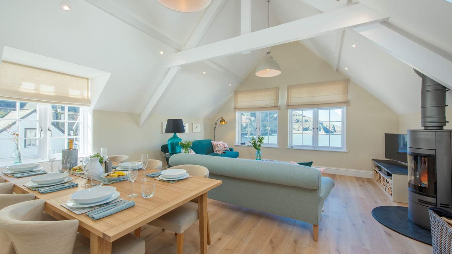You'll find a wonderfully bright, light and beautiful retreat with epic harbour and sea views as well as gorgeous interiors