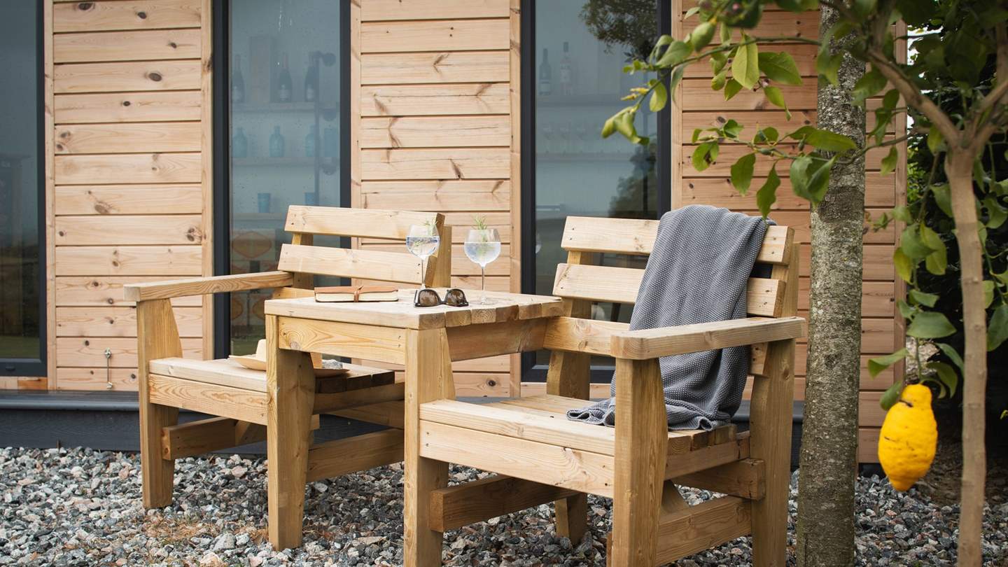 A cosy spot to enjoy a Cornish sunset