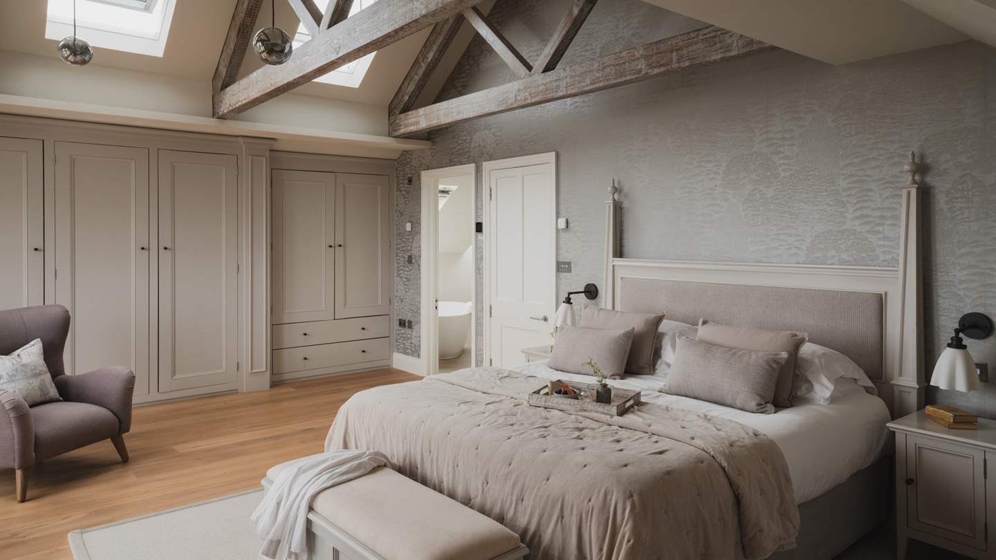 On the first floor, discover the elegant master suite