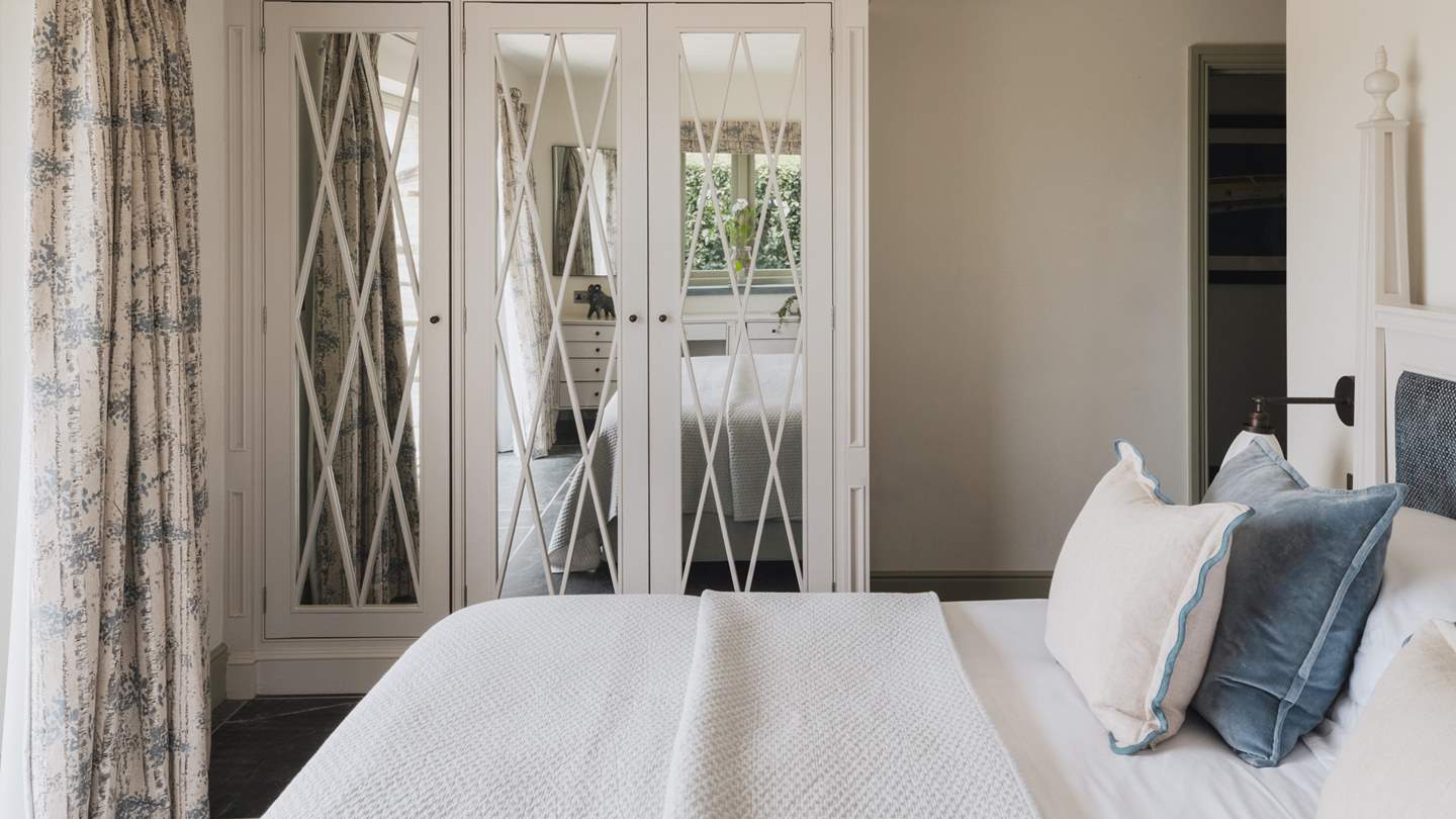 You'll find a bespoke wardrobe for stowing your belongings