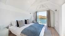 The stunning master bedroom, complete with its own private balcony