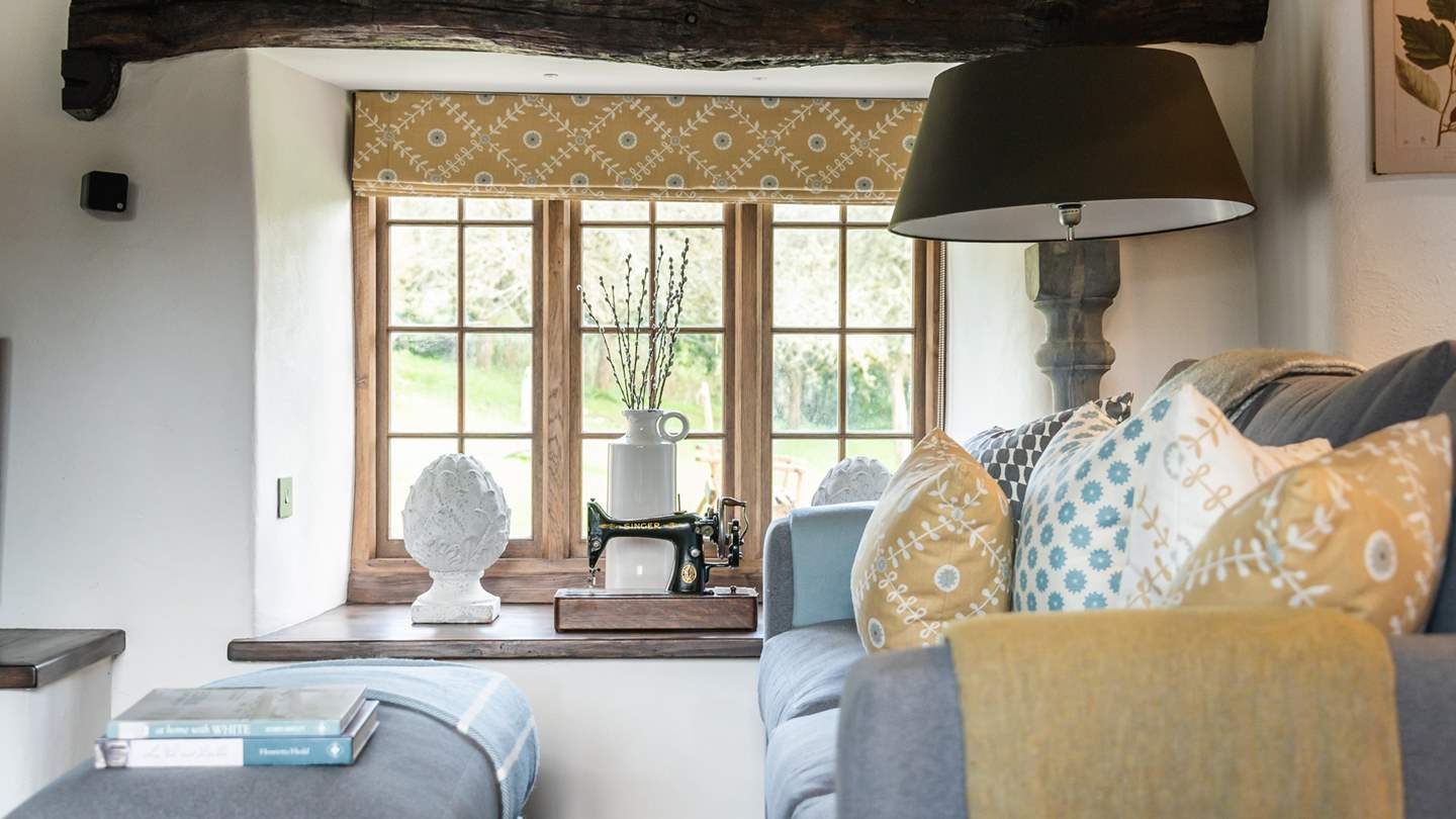 Stunning light greys, blues and yellows create a harmonious hue throughout this Devonshire retreat