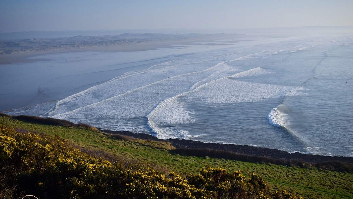 One of north Devon's favourite surf beaches - Saunton Sands