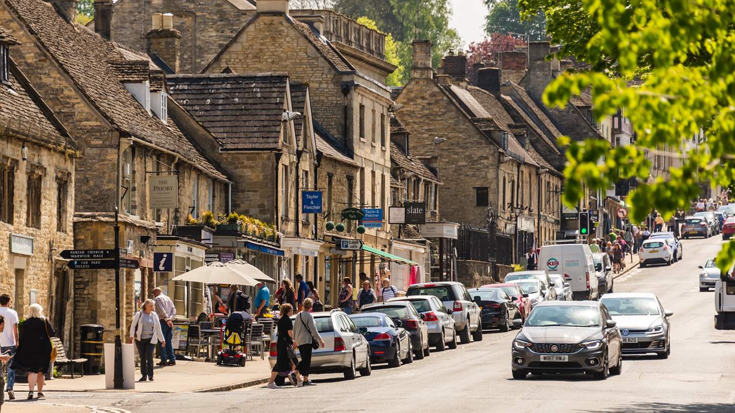 The pretty village of Burford has lots of lovely shops to explore and fabulous places to eat