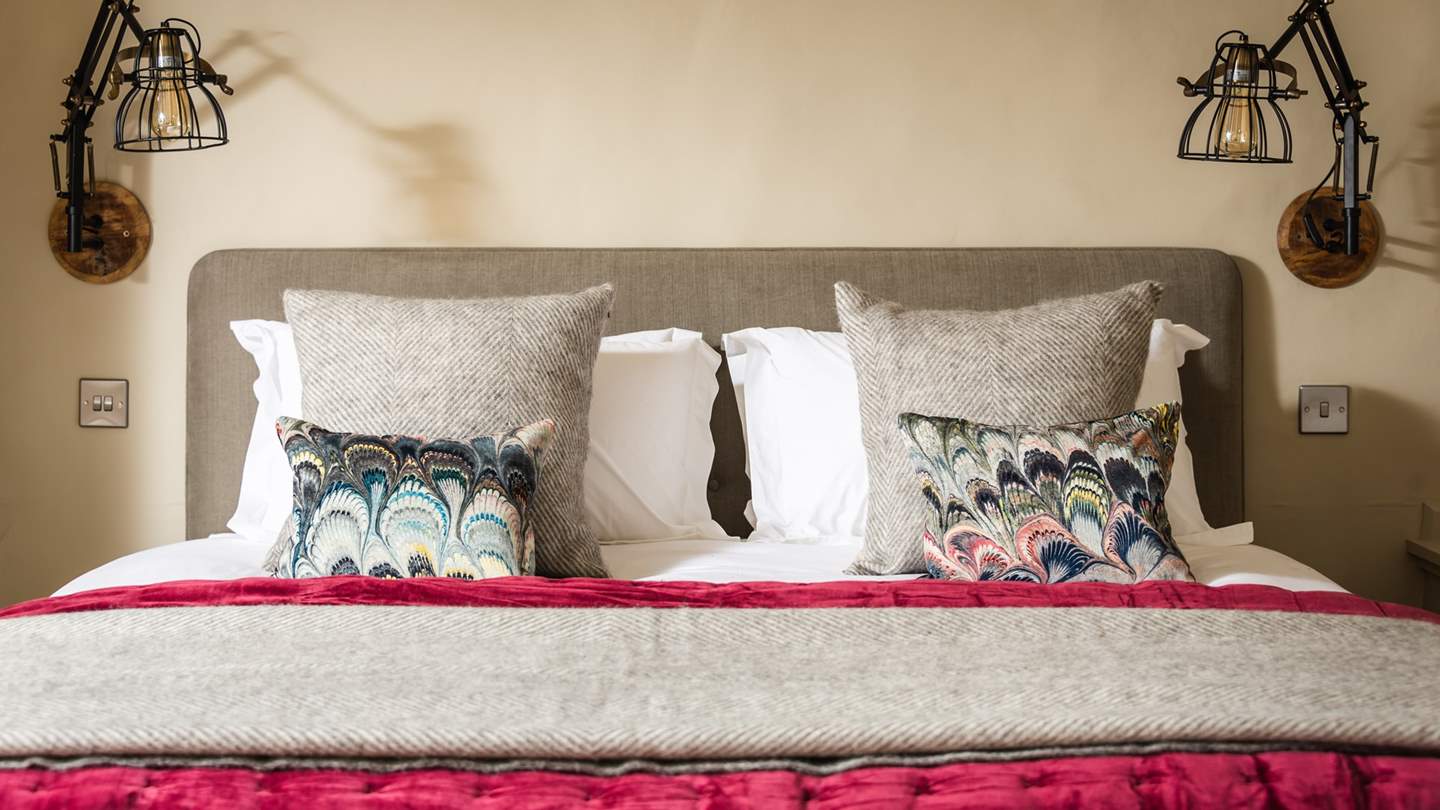 The use of the muted yet contemporary Farrow & Ball colour scheme continues, creating calm and relaxing private spaces that truly delight