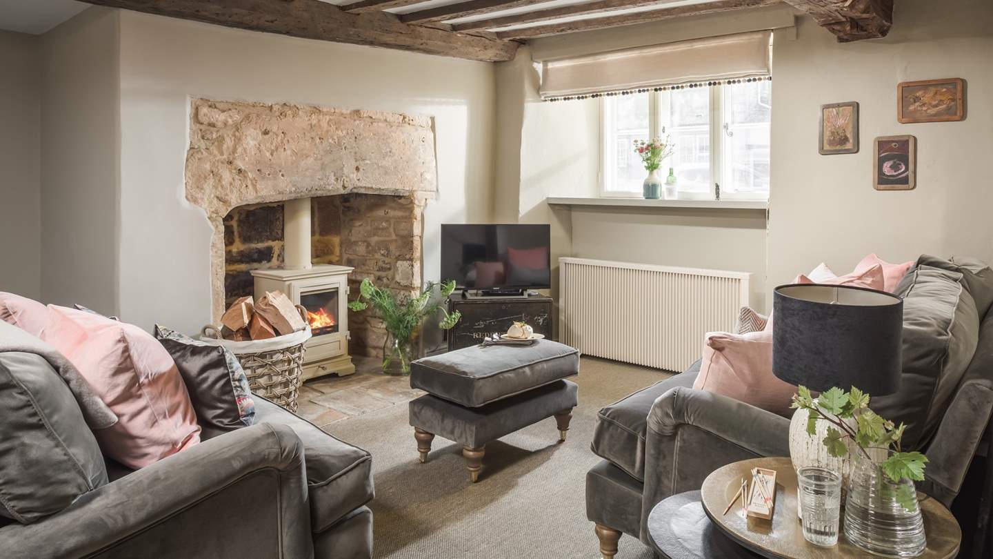 With its lovingly restored beamed ceiling and large feature fireplace, this room still retains all its original charm from when it was built back in the 16th century