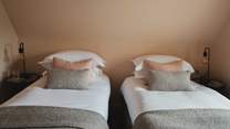 Both bedrooms have super luxurious bedding and linens to ensure a deep, restful nights' sleep