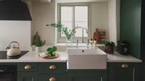 The stunning country kitchen is a delight to cook in, complete with everything you could possibly need