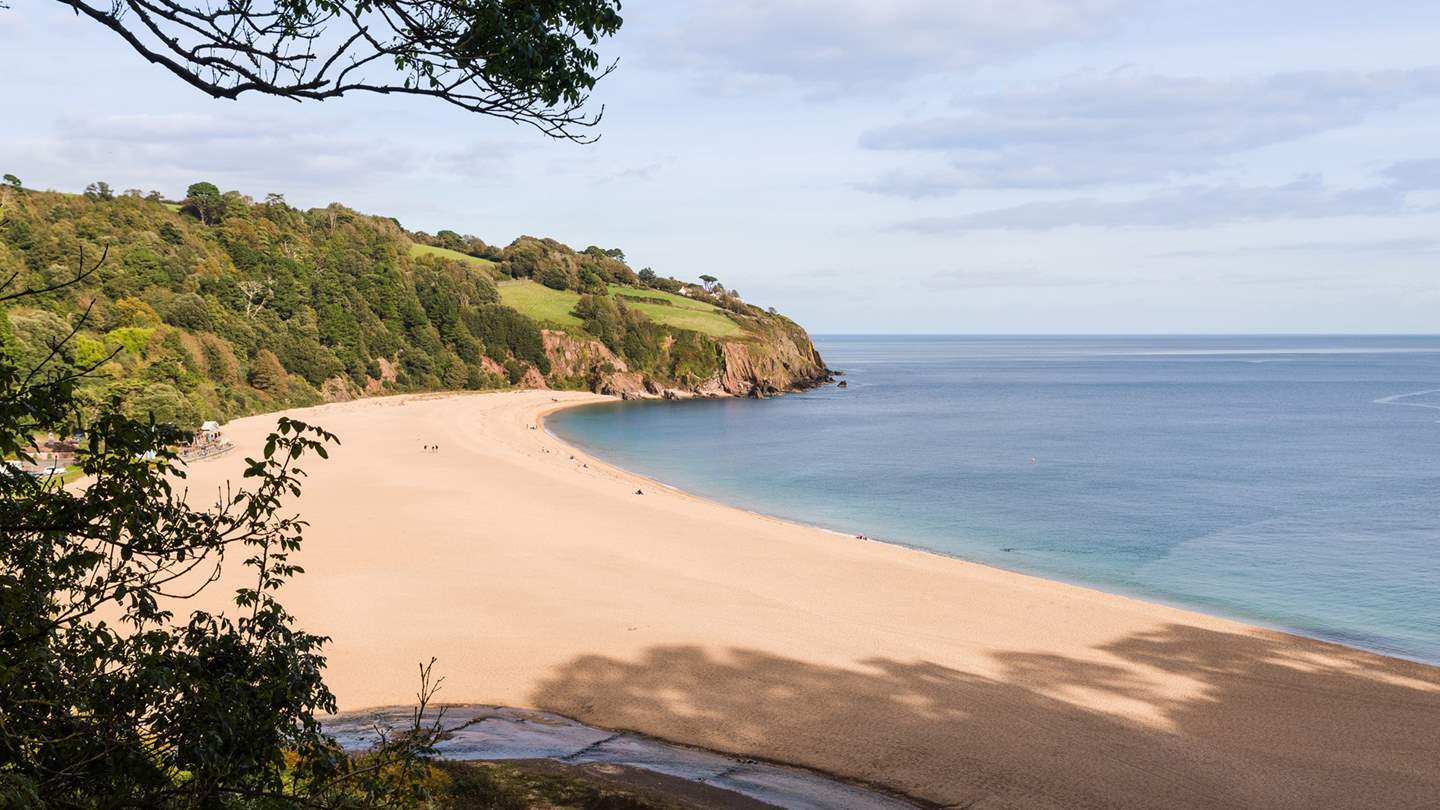 A short drive away are golden and sandy beaches like Blackpool Sands, an award-winning Blue Flag family beach