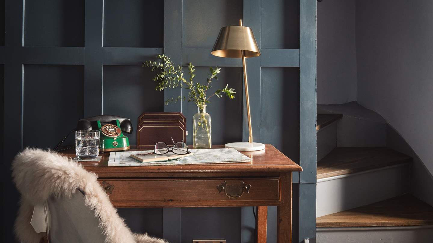 A handy desk, perfect if you need to catch up with work or feel inspired to write