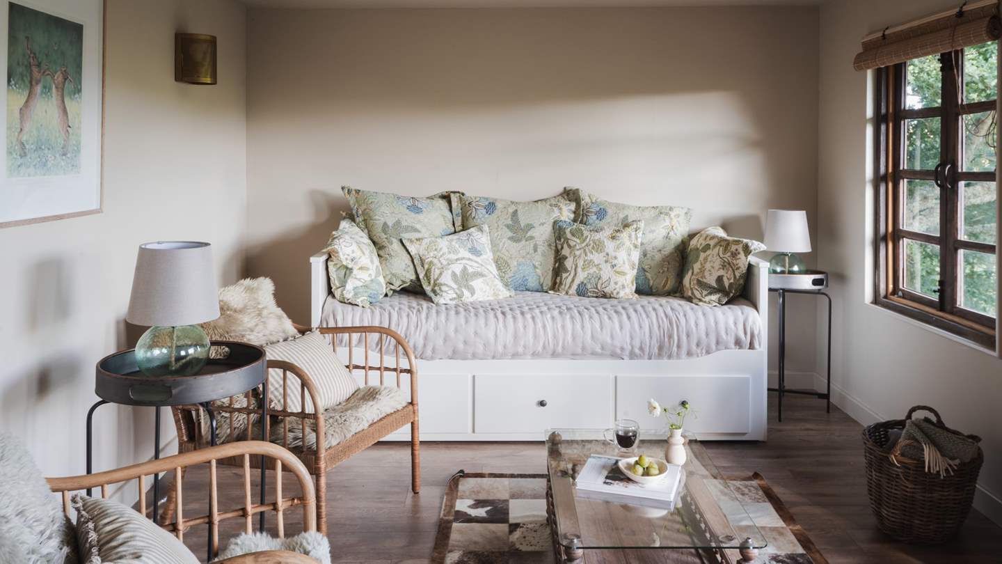 There's ample space to relax inside and out at Forager 