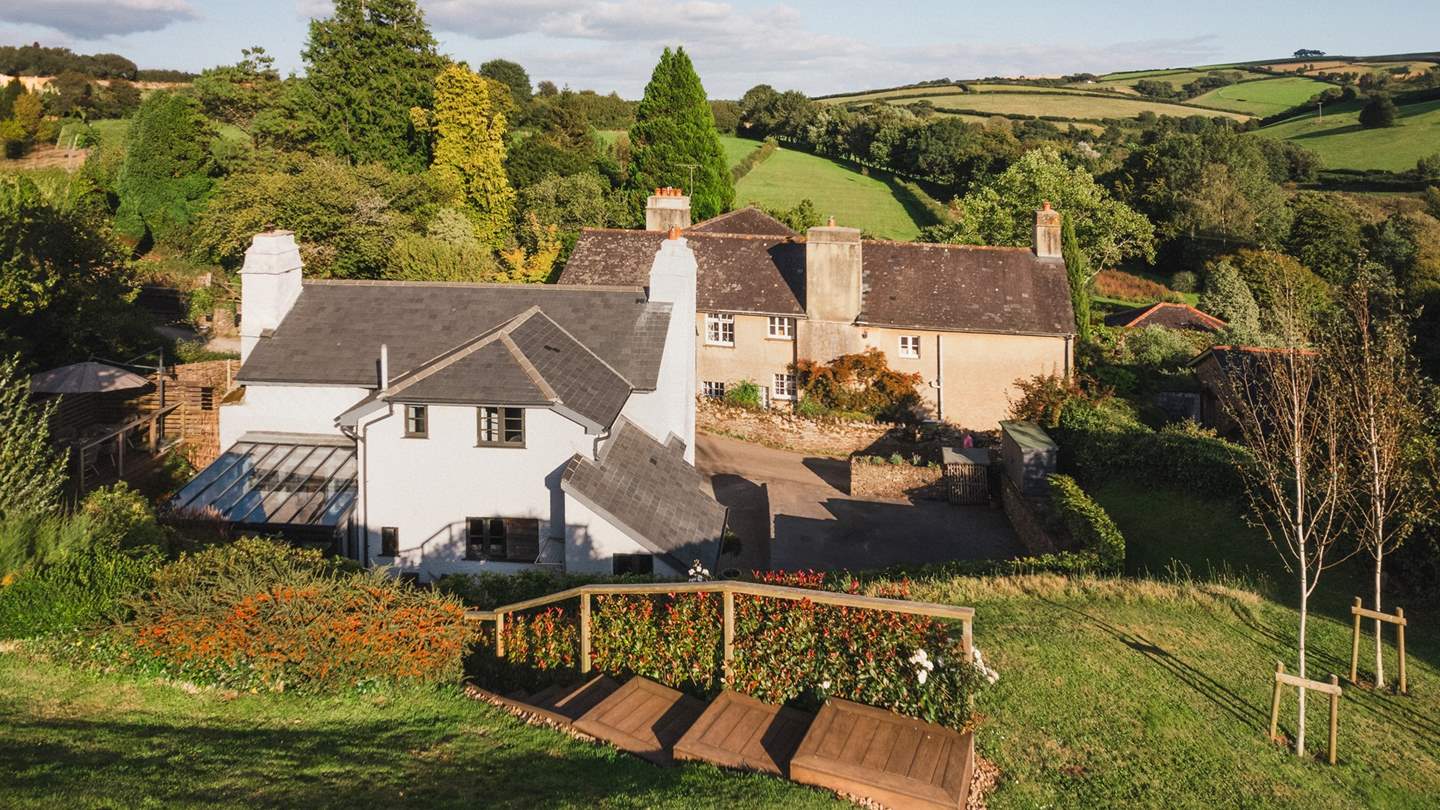 Please note, steps and slopes lead to the upper level of the garden