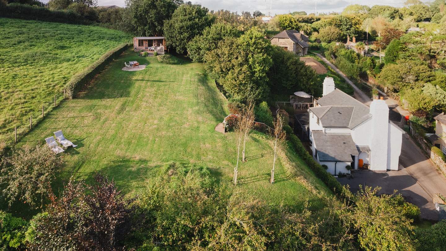 With its own picturesque hillside, Forager's garden promises breath-taking views from every angle