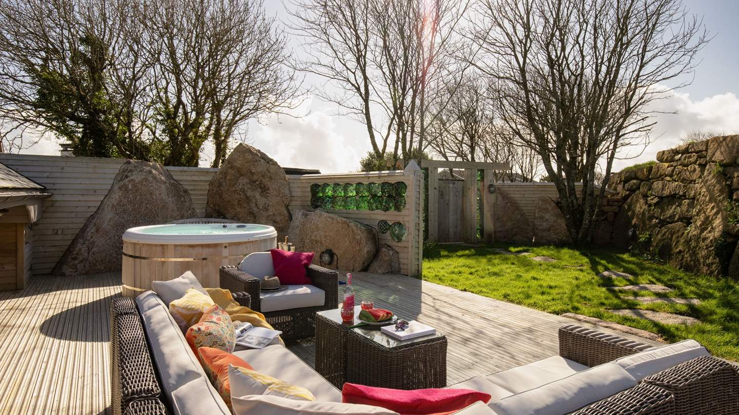 Tucked away and private, your totally hidden away