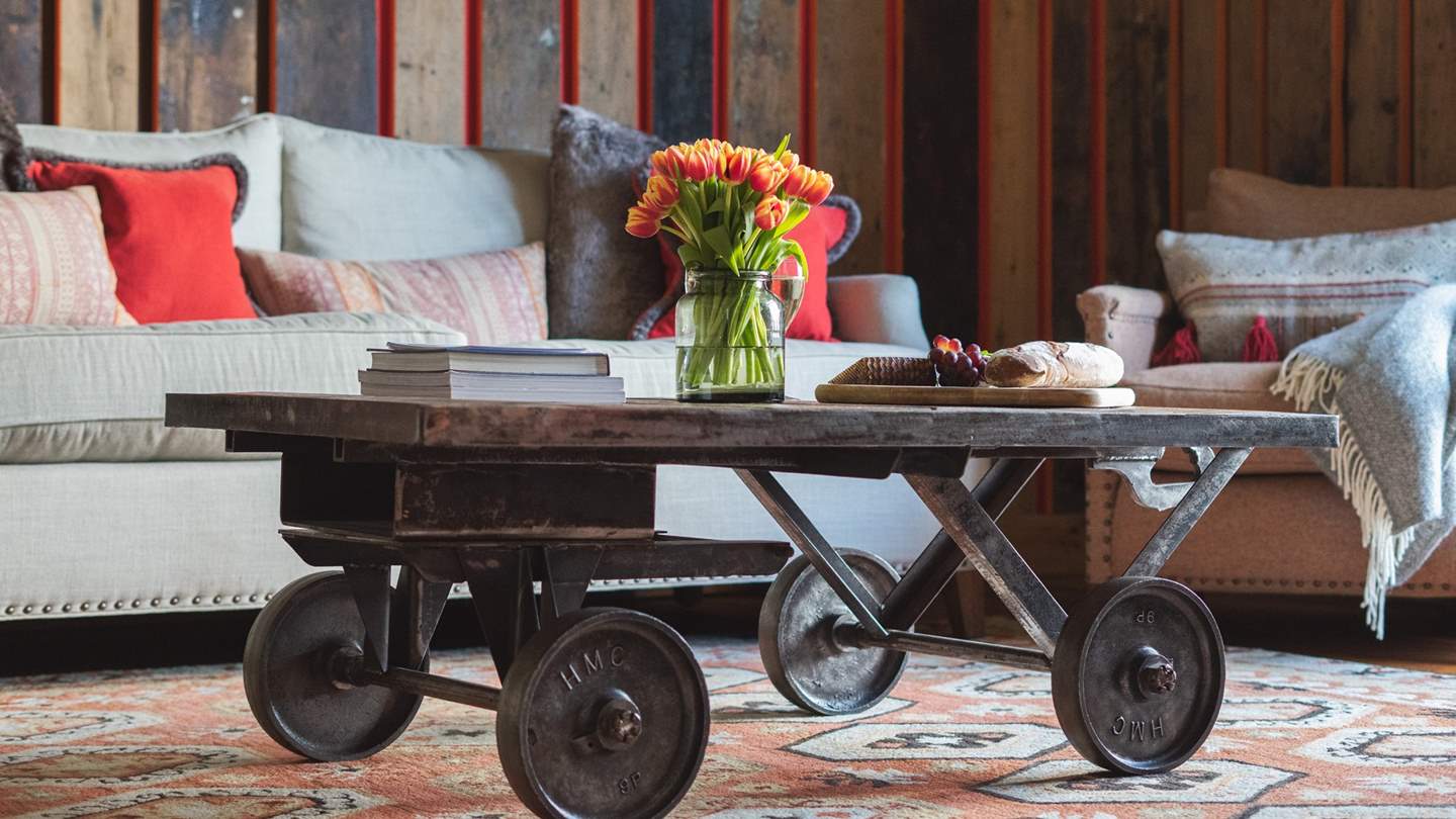 There's plenty of space to relax, whether you're a couple or four people