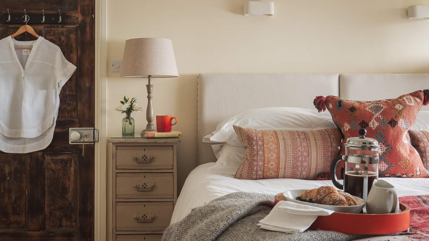 Holidays are all about breakfast in bed...