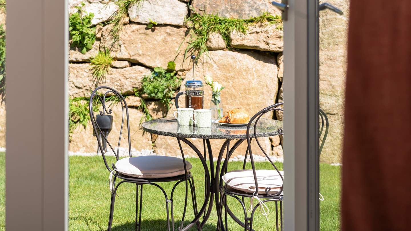 Make sure to have time together on your private terrace