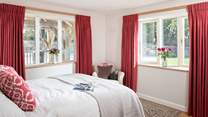 The dual aspect windows let in lots of light making it a perfect spot for breakfast in bed