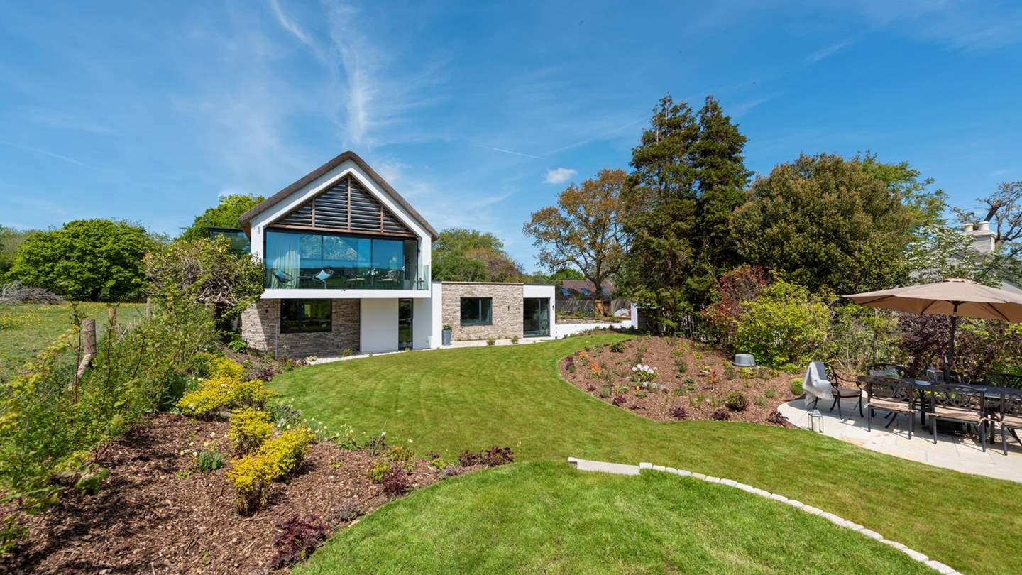 The extensive gardens are just lovely with plenty of space for relaxing and your four-legged friends will love it too