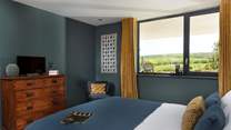 Gaze out over the countryside from the comfort of your bed - total bliss!