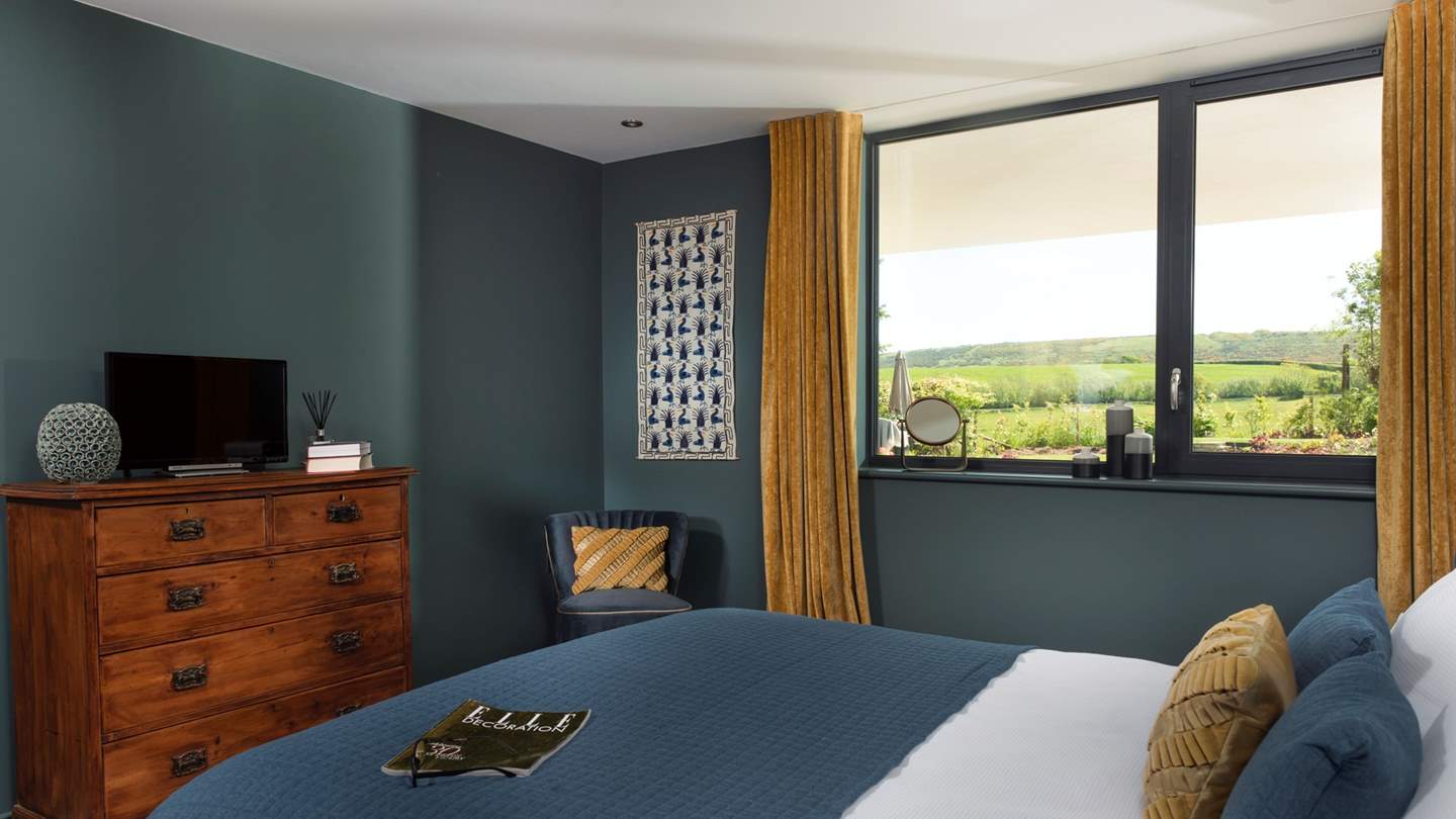 Gaze out over the countryside from the comfort of your bed - total bliss!