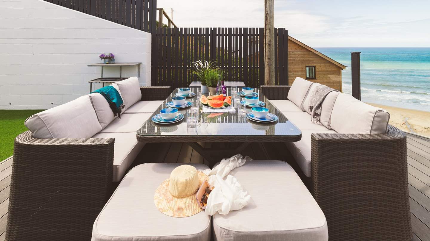 Vincis has lots of outdoor space to make the most of the incredible views