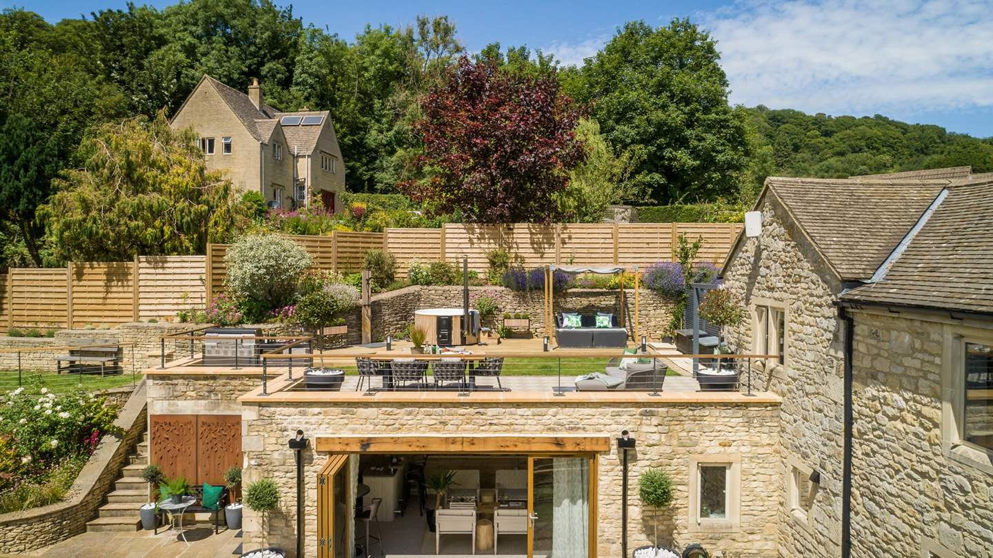 Outside, you'll find plenty of space to find your own quiet spot should you want to