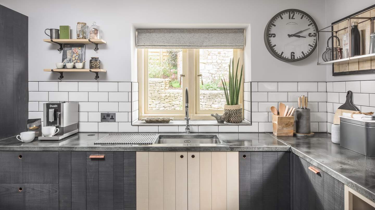 The stunning kitchen has everything you'll need to rustle up feasts