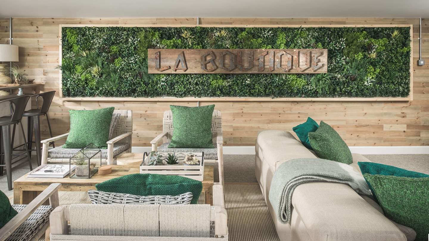 The amazing garden room is the perfect lounge space for gatherings