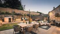 Blissful summer evenings are just a dream in the garden at The Covert