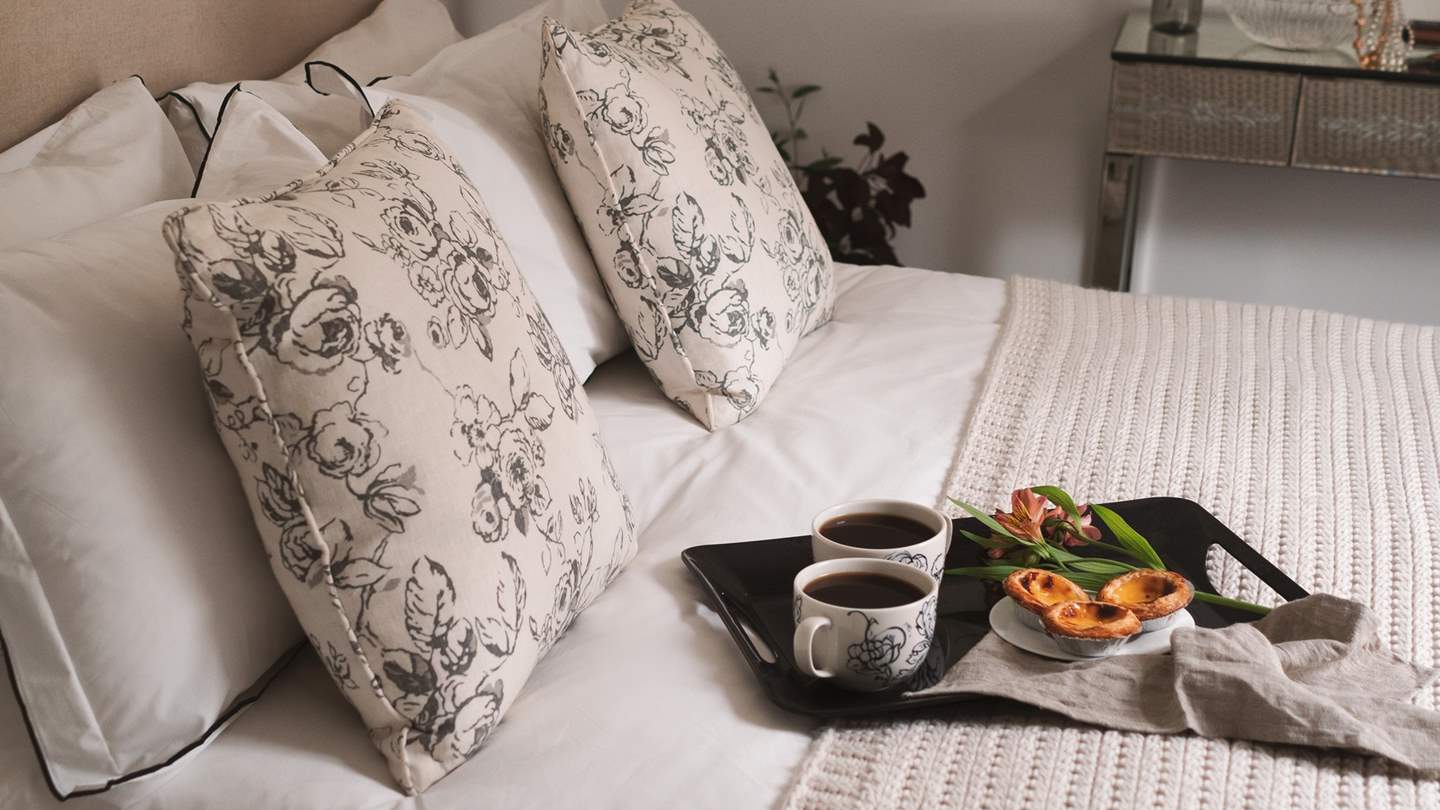 Holidays are made to long lie-ins and breakfast in bed
