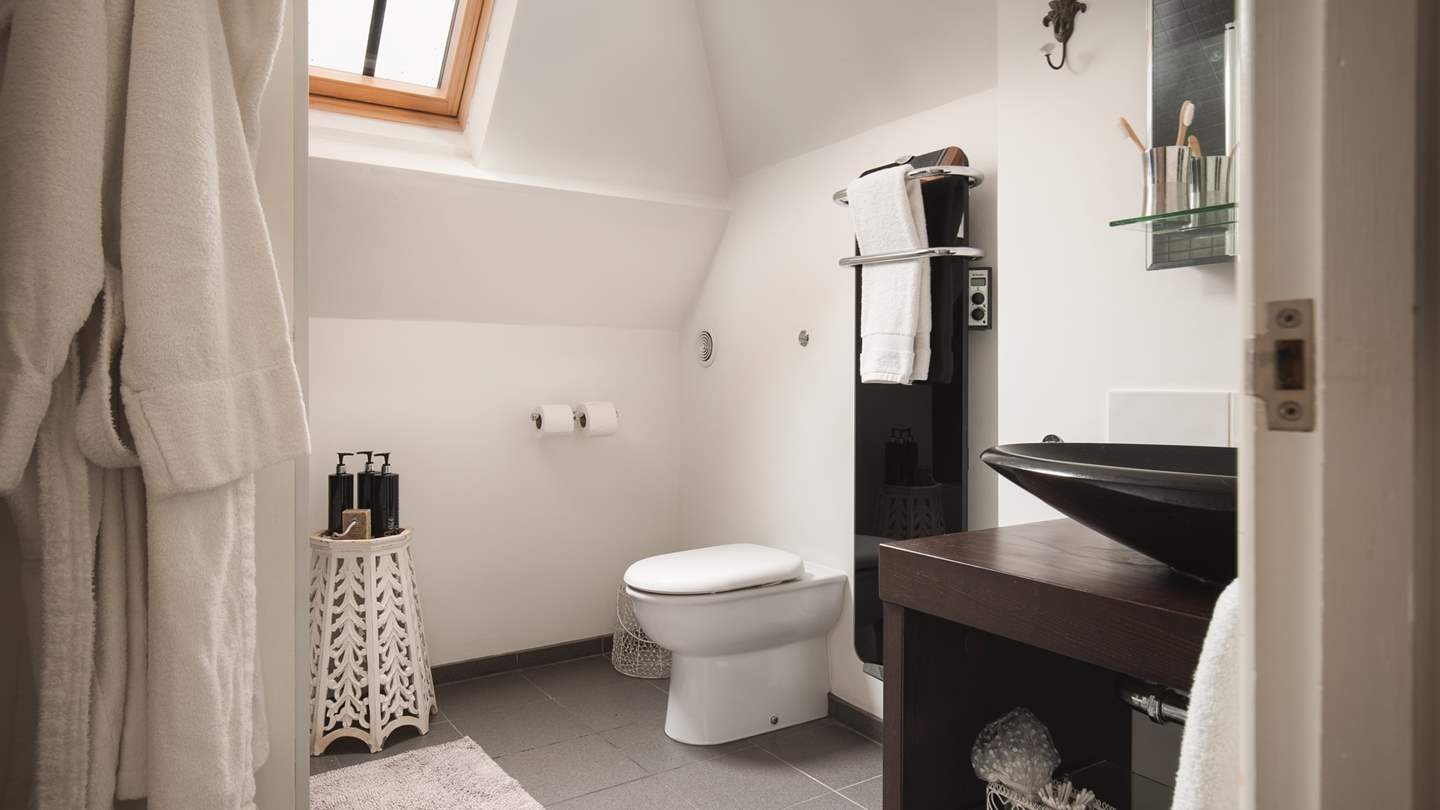 The spacious bathroom comes complete with bath and shower, whichever takes your fancy