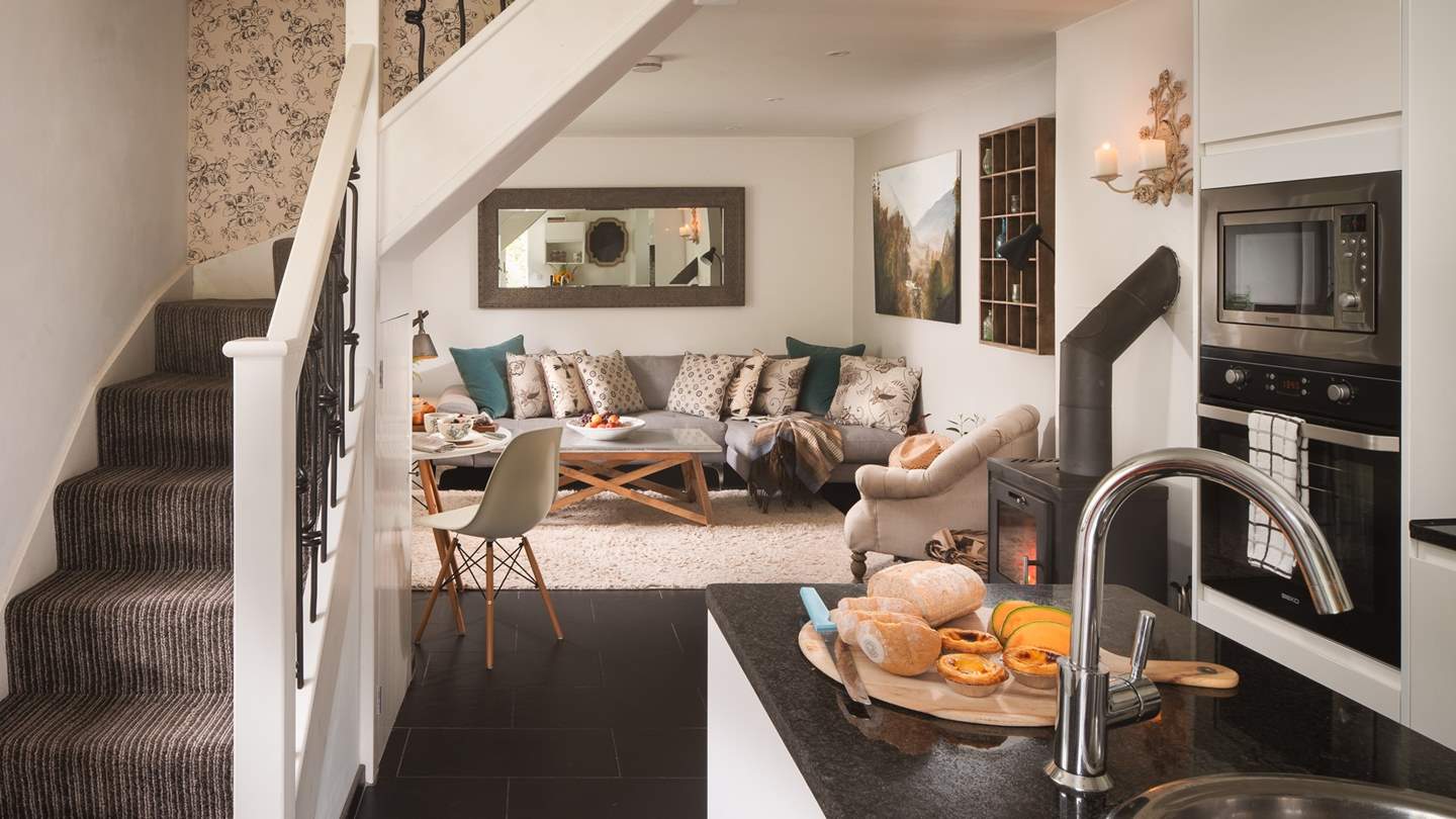 The open-plan living means you're never far from each other