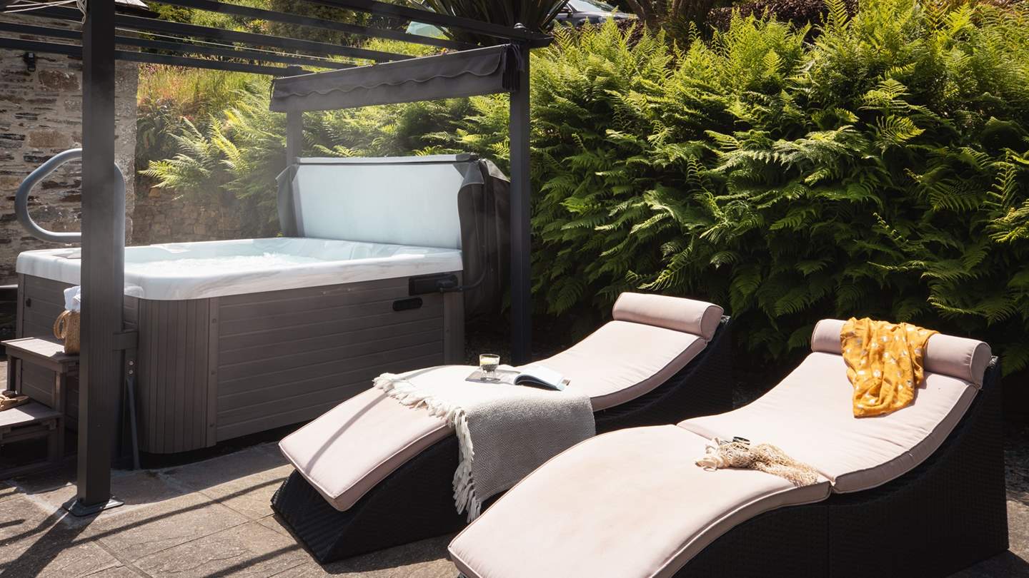 These loungers are the perfect spot for soaking up the sun... 