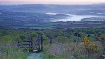 Looking over the Tamar Valley from Kitt Hill. There are hundreds of walks waiting to be discovered in this AONB...