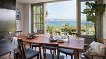 With unspoilt sea views across Mounts Bay, a large mature garden and incredibly beautiful interiors, this is the perfect home stay for family celebrations and multi-generational get-togethers
