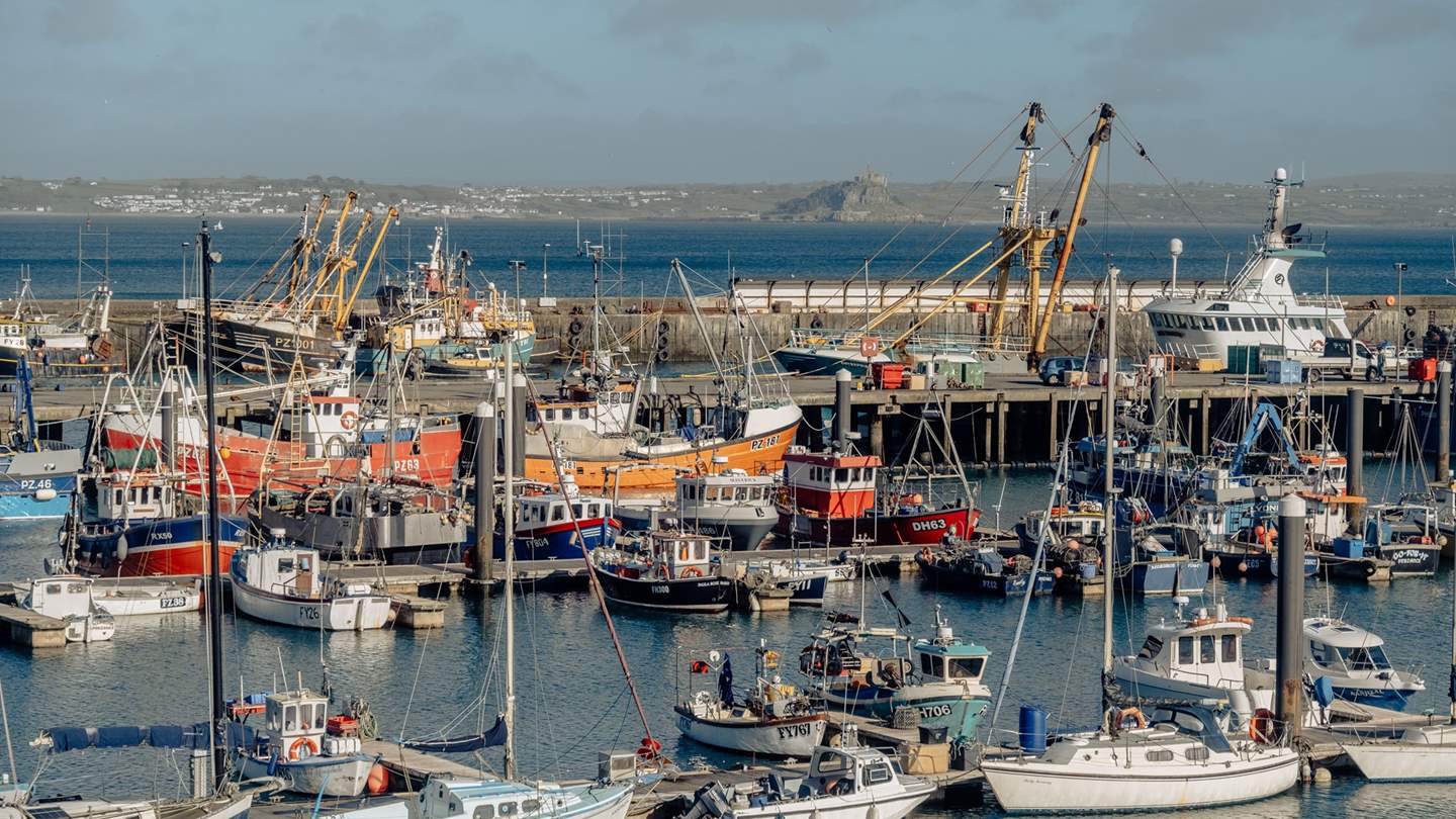 Take a wander down to Newlyn Harbour, where an array of brightly coloured fishing boats promise to charm...