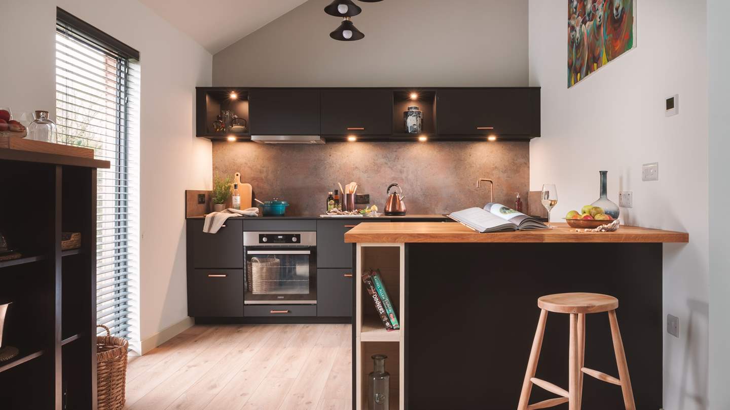 The modern kitchen is oh-so-chic...