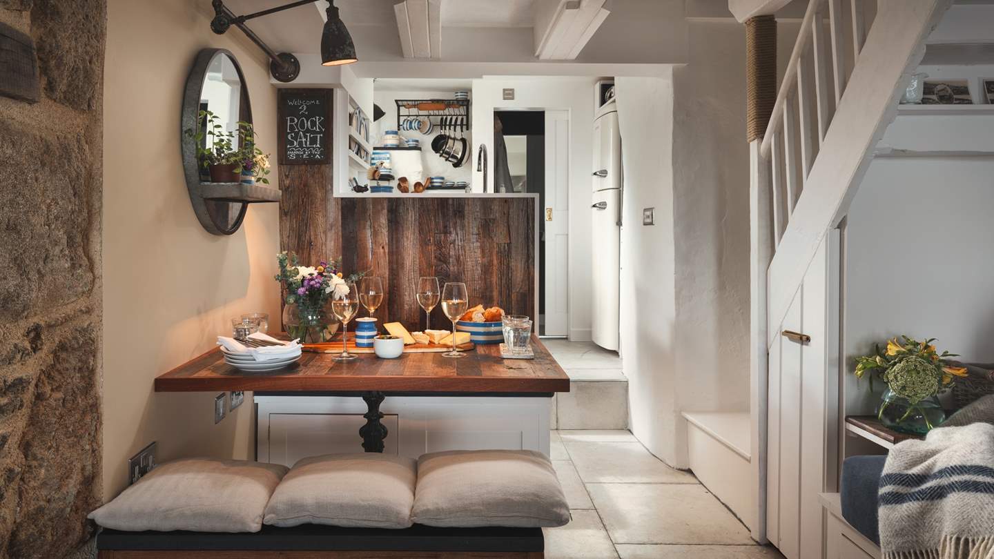 The dining area at Rocksalt is intimate and oh-so-sweet, just made for indulgent feasts and cosy evenings 