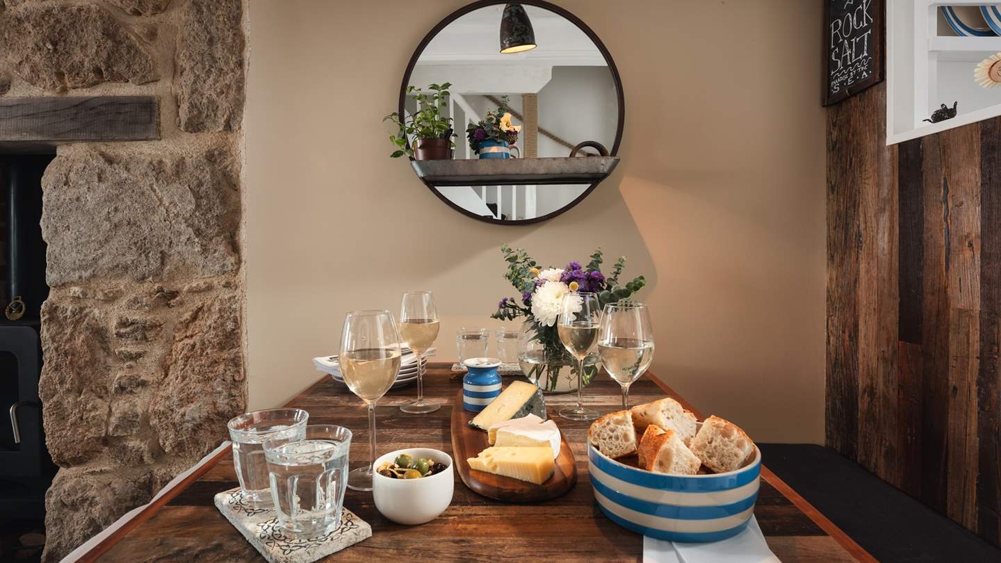 There's nothing better than hunkering down to devour a cheeseboard, after a day of exploring the Cornish coast