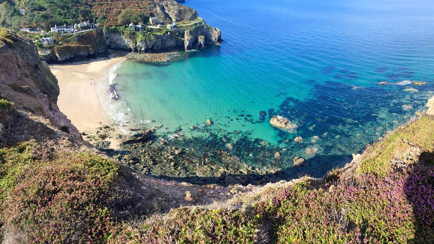 Beautiful Trevaunance Cove, in walking distance from Carn Cottage and dog friendly too