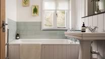 The family bathroom - perfect for deep soaks after a day out exploring