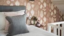 Both bedrooms boast Hypnos mattresses, Feather & Down anti-allergy bedding and gorgeous linens, throws and cushions 