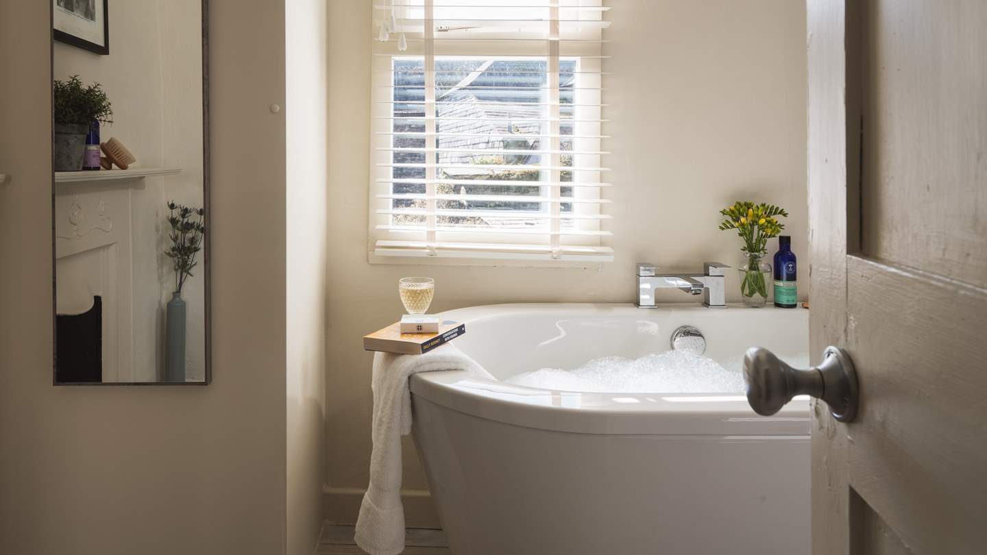 The bath is the perfect treat after a day out exploring