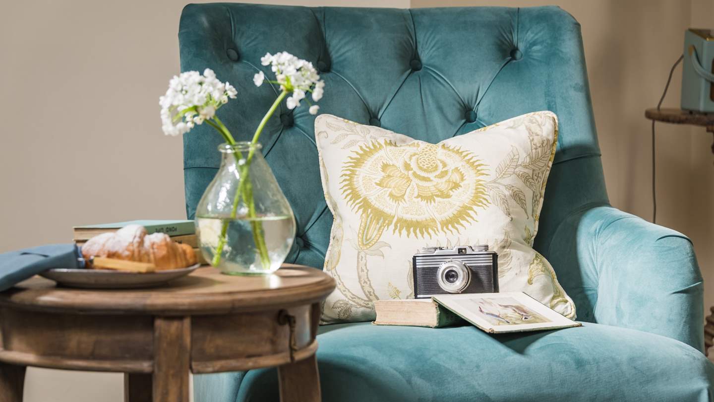 This wonderful occasional chair is the perfect spot to catch up on some me time