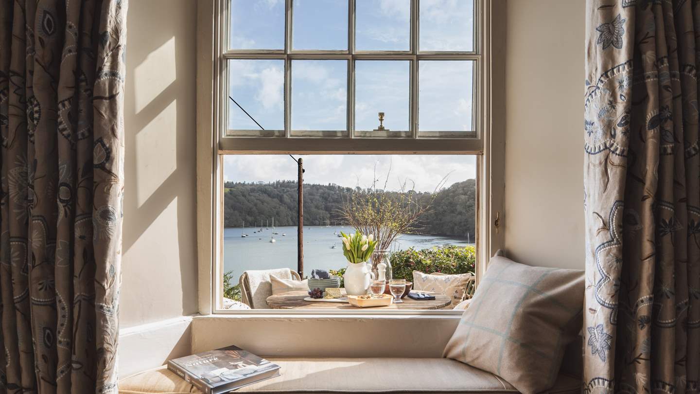 Enjoy dreamy views from the window seat of our dog-friendly cottage...